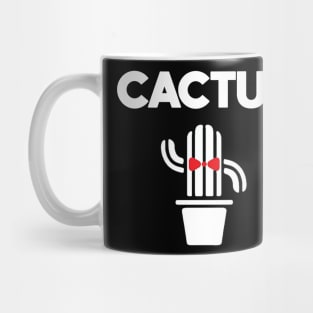 cactus vintage white Mug